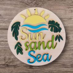Sun sound sea Nyári Ajtódísz – Üdvözöld a Napfényt!