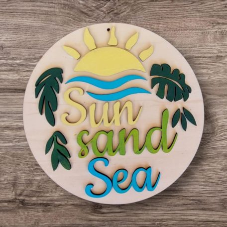 Sun sound sea Nyári Ajtódísz – Üdvözöld a Napfényt!