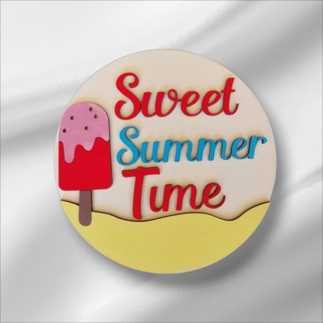 Sweet summer time feliratos Nyári Ajtódísz – Üdvözöld a Napfényt!