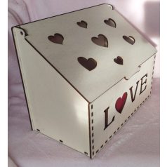 Nyitható Love ajándék doboz
