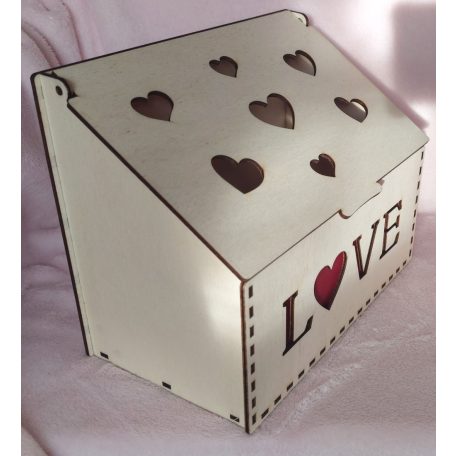 Nyitható Love ajándék doboz