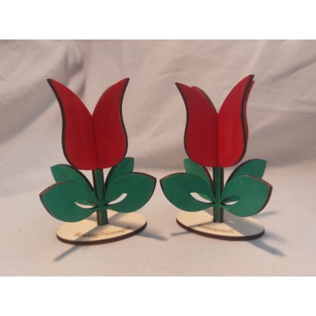 Tulipán asztali dísz